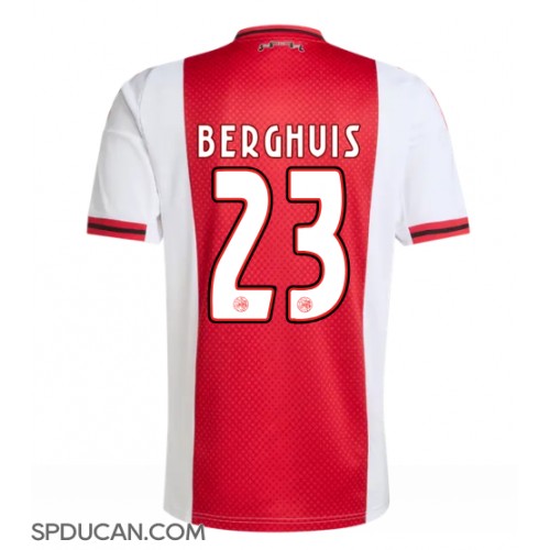 Muški Nogometni Dres Ajax Steven Berghuis #23 Domaci 2025-26 Kratak Rukav
